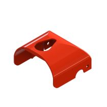 600158 R-413 COVER FOR SPARK PLUG, ALU. PAINTED