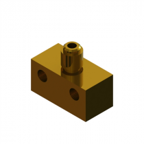 700092 A-7288 FUEL BLOCK FOR MK-3-WP, BRASS